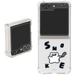 [S2B] Clear TPU+PC Bumper Case Galaxy Z Flip6 – Crystal Clear, Shock-Absorbing, Camera & Button Protection for Galaxy - Made in Korea